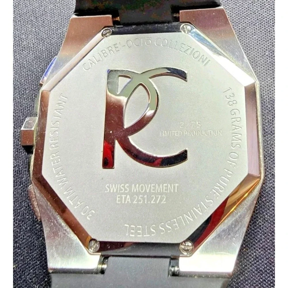 Renato Calibre-Octo Collezioni Green Dial Swiss Chronograph Watch ETA 251.272